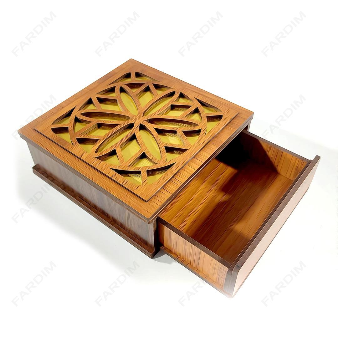 طرح لیزر جعبه هدیه کد A132259
